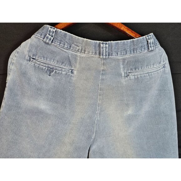 NOS Vintage 90s Streetwear Mens 34x30 Pleated Acid Wash Tapered Leg Denim Jeans - Picture 9 of 12